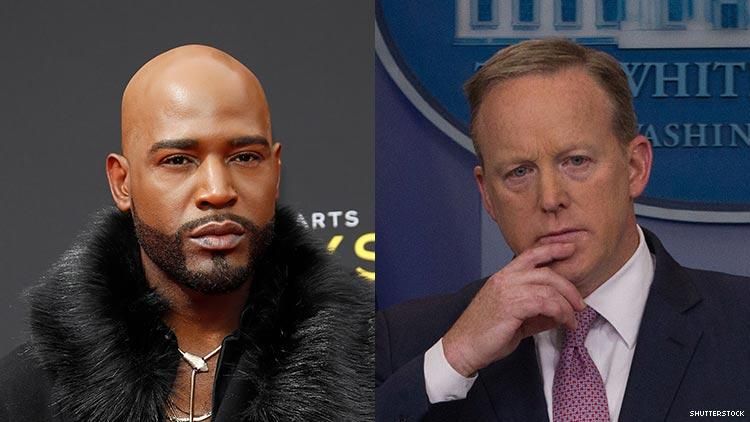 Karamo Brown Makes Clear Sean Spicer Is Not His Friend