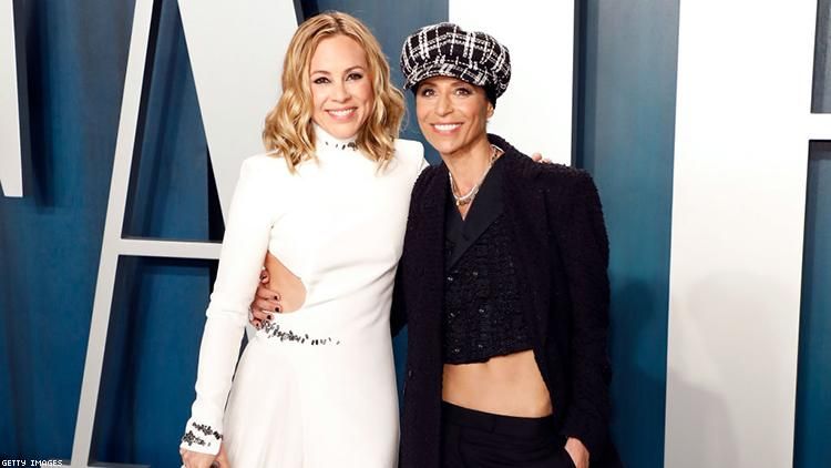 Maria Bello and Dominique Crenn