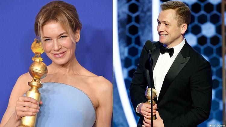 Renee Zellweger and Taron Egerton