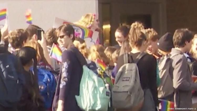 Oregon High Schoolers Protest Chick-fil-A, Anti-LGBTQ Harassment