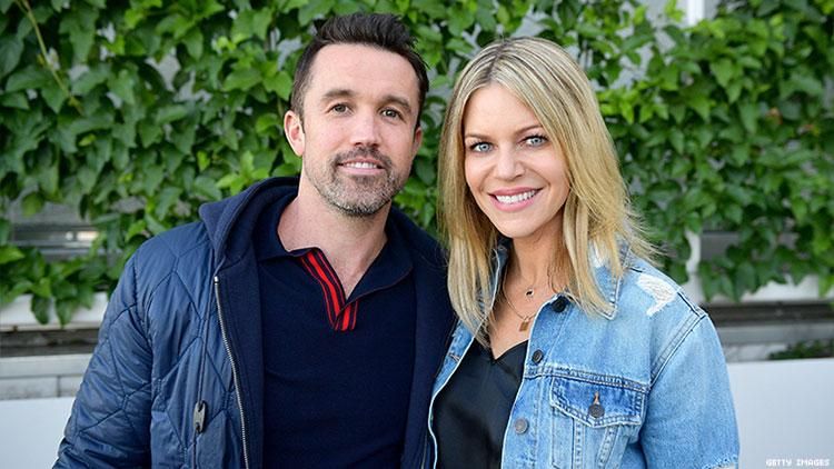 Rob McElhenney and Kaitlin Olson