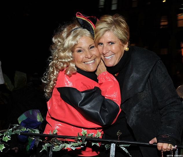 Kathy Travis and Suze Orman attend the Rubenstein Public Relations Features...