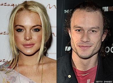 heath ledger lindsay lohan