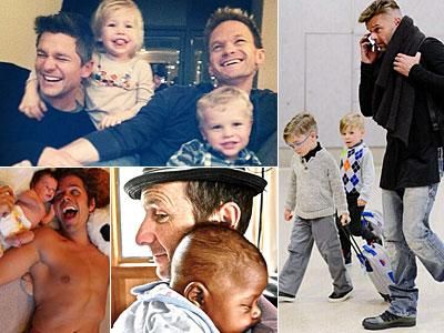 famous gay men with kids
