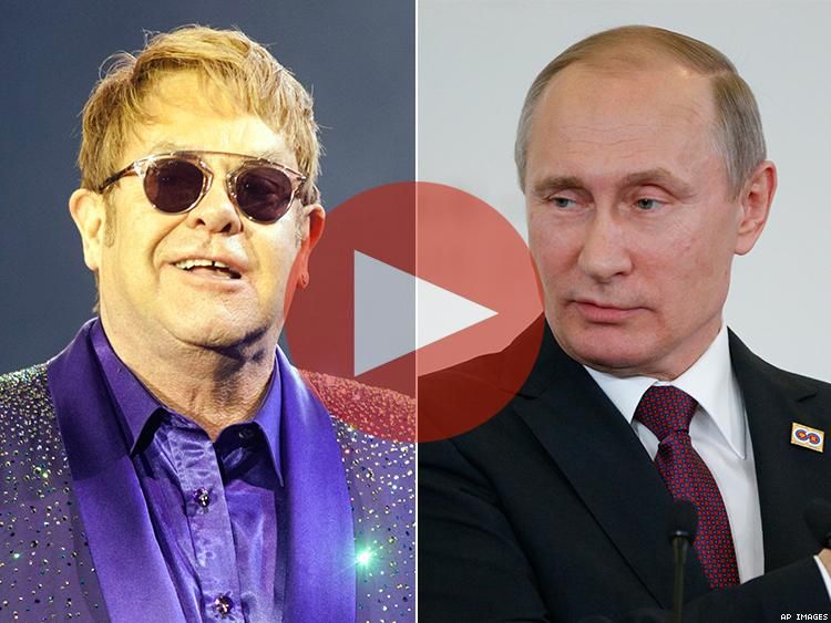 Vladimir Putin Breaks His Date With Elton John Video