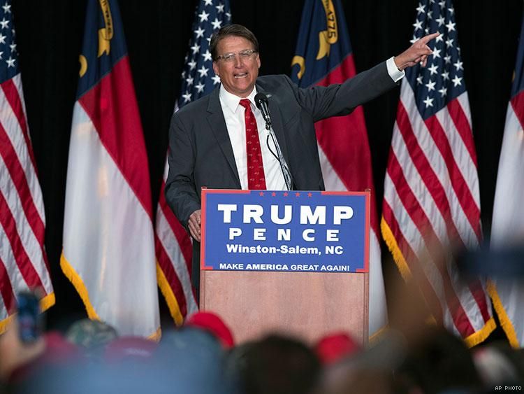 Introducing Trump, N.C. Governor Pat McCrory Reminds Us He's Still a ...