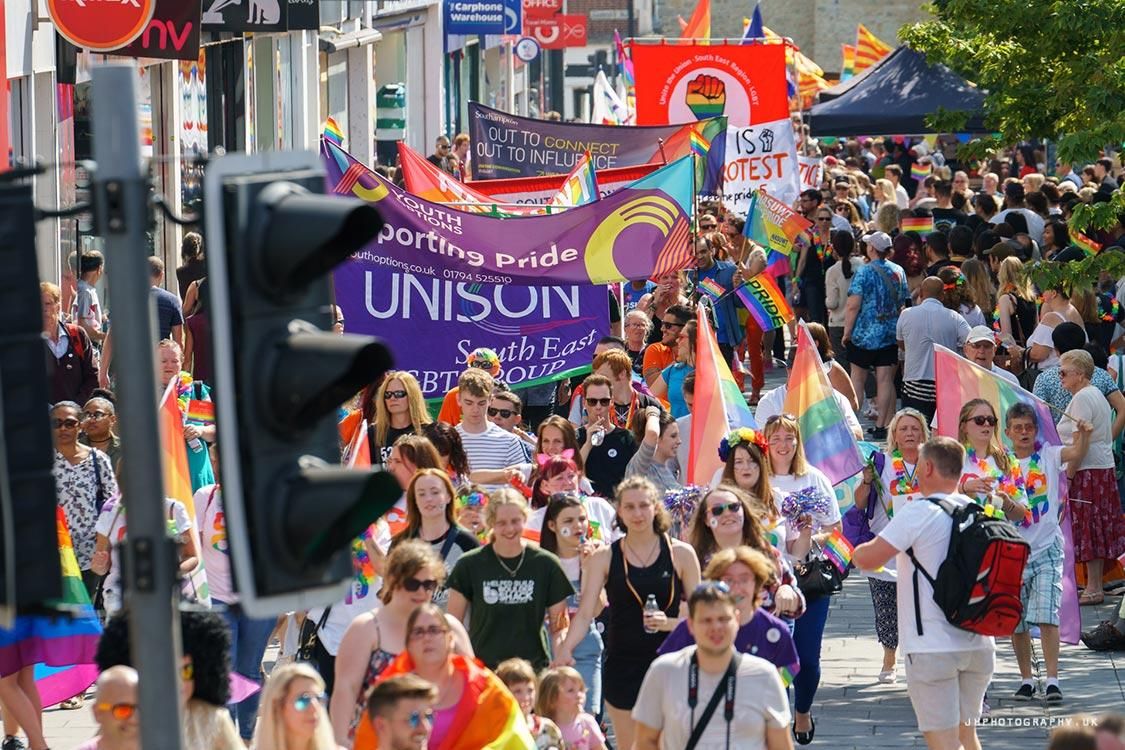 60 Photos of Pride Marching Down the Streets of Southampton