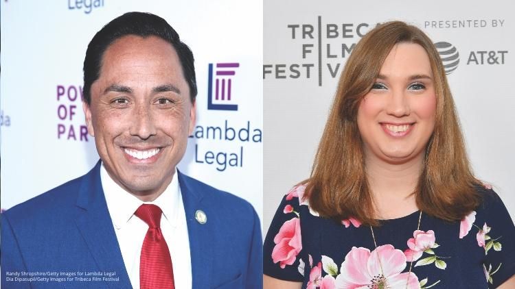 Todd Gloria and Sarah McBride