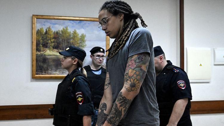 Brittney Griner in Russian court