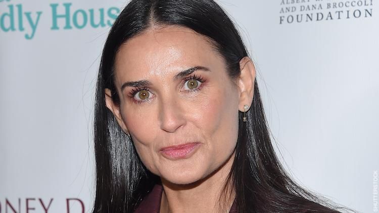 Demi Moore on the red carpet