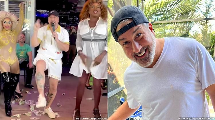 Joey Fatone Sings At Drag Bar