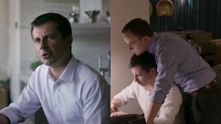 Mayor Pete documentary stills.