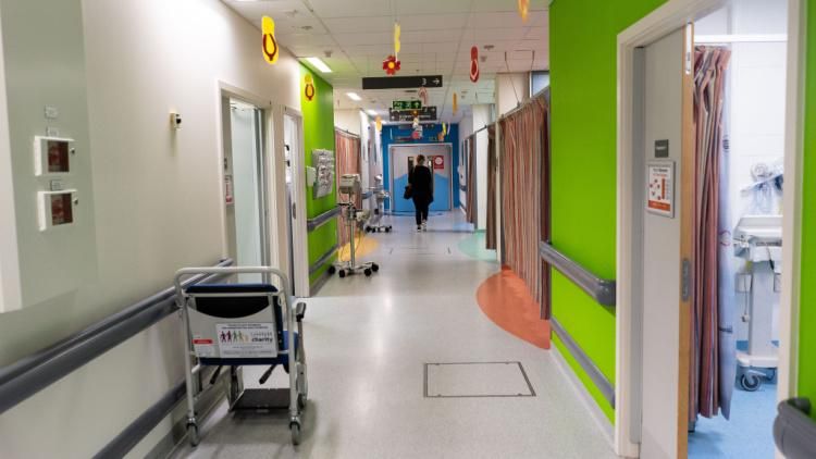 A children's hospital ward