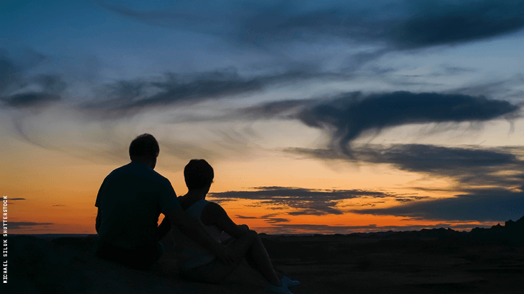 Silhouetted Against A Beautiful Sunset 750x422 