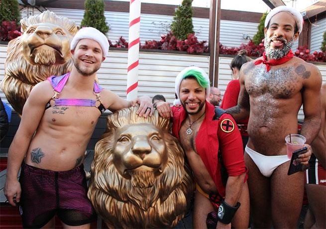 Sidetrack Speedo Santa Flashbacks